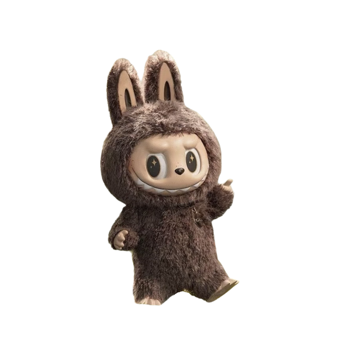 Labubu collectible figure with white background, showcasing the character’s details