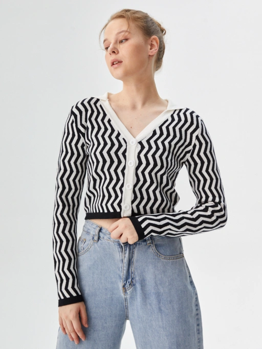 Professional AI Product Photography for Sweaters with Studio Model featuring Studio Model wearing Sweaters in Minimalist White Studio, Professional style.