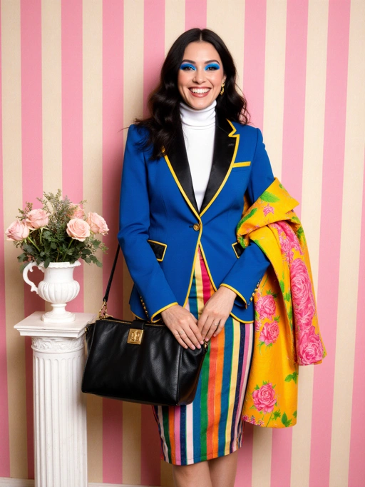 Feminino, Jovem Adulto, Branco, Slim, Vibrante-Elegante-Confiante, Cabelo longo, castanho escuro e ondulado, Américas-Americano